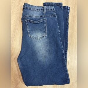 Medium Washed Distressed Skinny Jeans